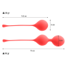 Intense - Pack Balles Kegel Kendall Rouge